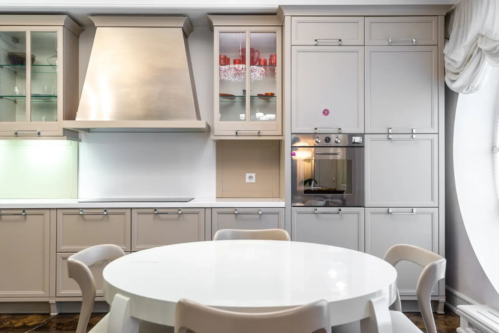 Pristine modern kitchen with clean countertops
